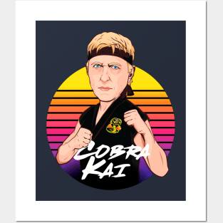 Retro Cobra Kai Johnny Posters and Art